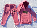 Peso Baby Kids Hoodie & Sweatpants Set: Bubble Gum Pink