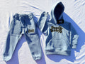Peso Baby Kids Hoodie & Sweatpants Set: Sky Blue